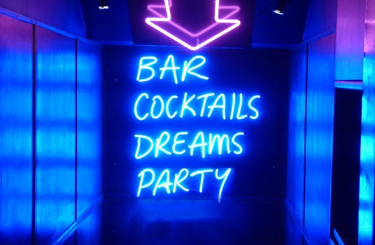 Down Arrow, Bar, Cocktails, Dreams, Party
